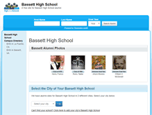 Tablet Screenshot of bassetthighschool.org